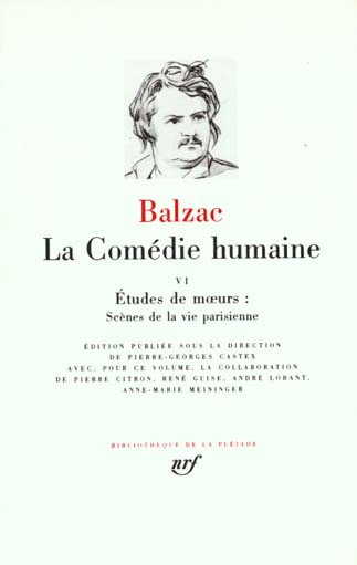 La Comédie humaine Tome 6 : Etudes de moeurs