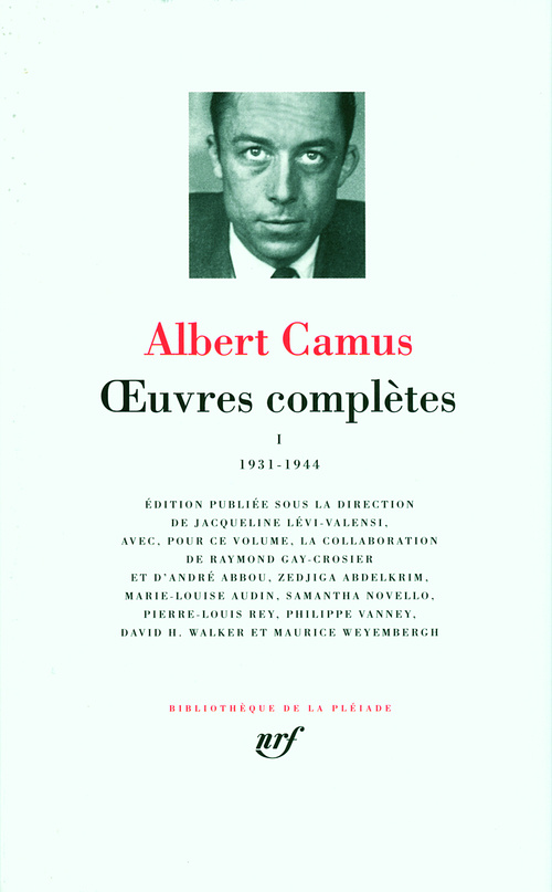 Oeuvres complètes. Tome 1, 1931-1944