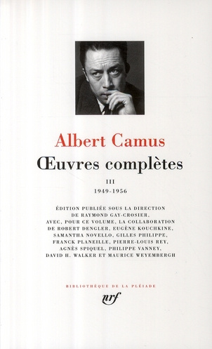 Oeuvres complètes. Tome 3, 1949-1956
