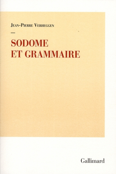 Sodome et Grammaire