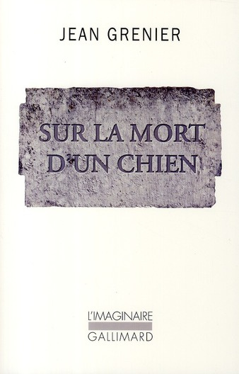 Sur la mort d'un chien