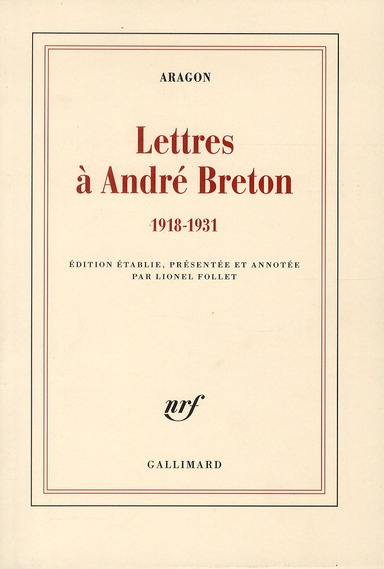 Lettres à André Breton (1918-1931)