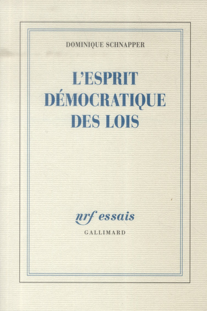 L'esprit démocratique des lois