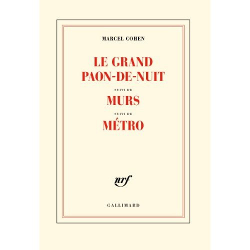 Le grand paon-de-nuit. Suivi de Murs et de Métro