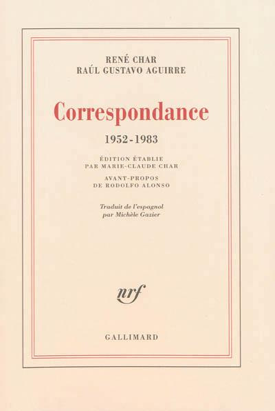 Correspondance. 1952-1983