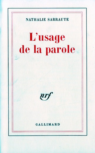 L'usage de la parole