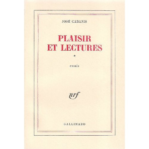 Plaisir et lecture. Tome 1