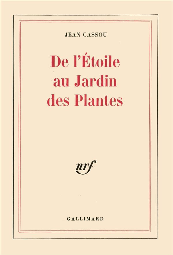 De l'étoile au jardin des plantes