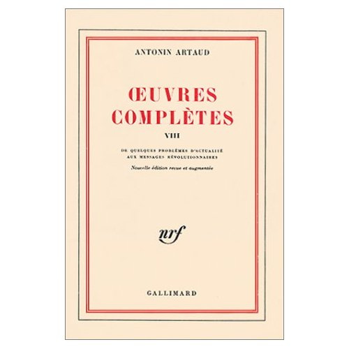 OEUVRES COMPLETES. Tome 8