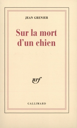 Sur la mort d'un chien