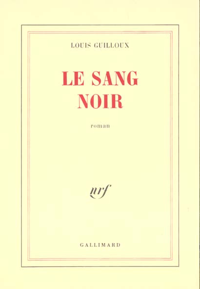Le sang noir