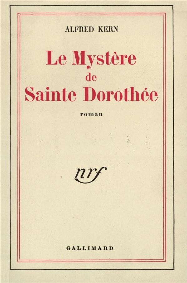 Le mystère de Sainte Dorothée