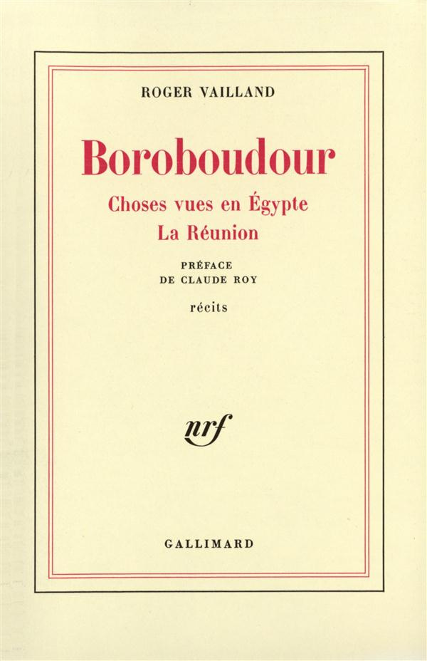 BOROBOUDOUR CHOSES VUES EN EGYPTE LA REUNION