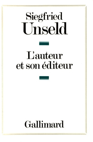 L'auteur et son éditeur
