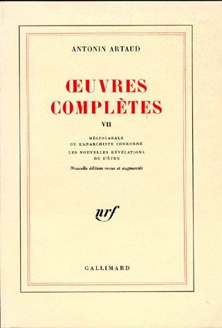 OEUVRES COMPLETES. Tome 7