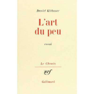 L'art du peu