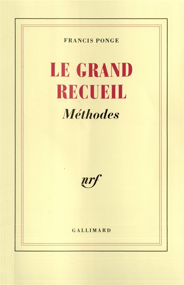 Le grand recueil. Méthodes