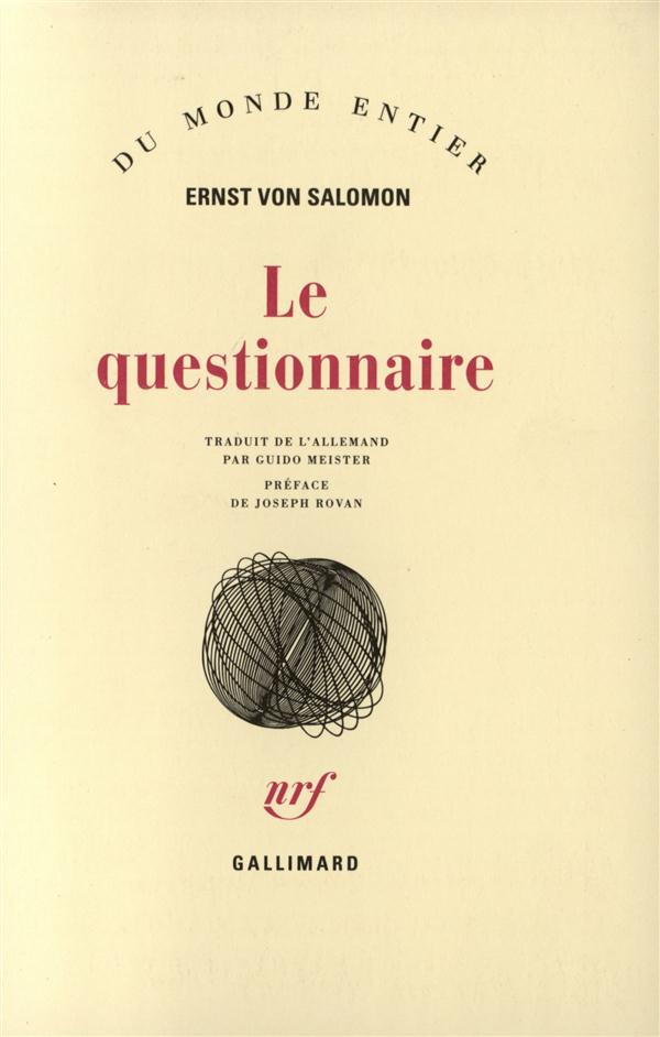 Le Questionnaire