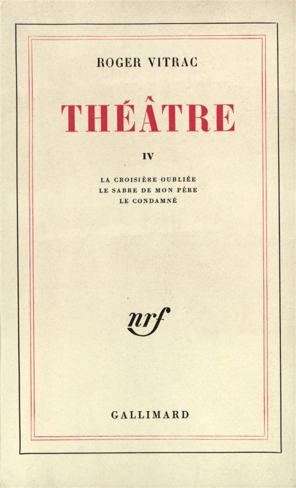 THEATRE. Tome 4