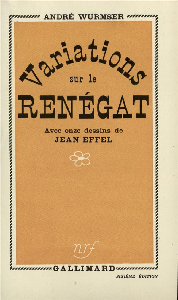 Variations sur le reneg