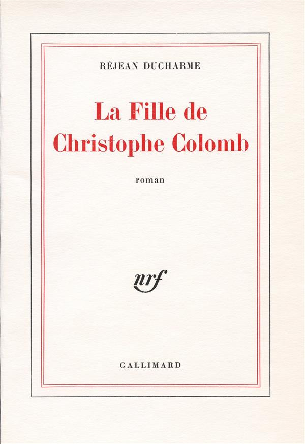 LA FILLE DE CHRISTOPHE COLOMB