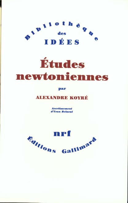 ETUDES NEWTONIENNES