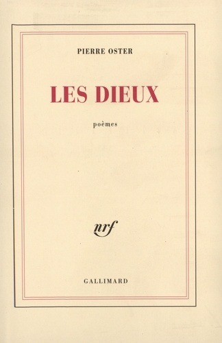 Les dieux (poèmes 1963-1968)