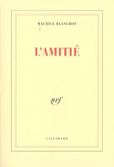 L'amitié