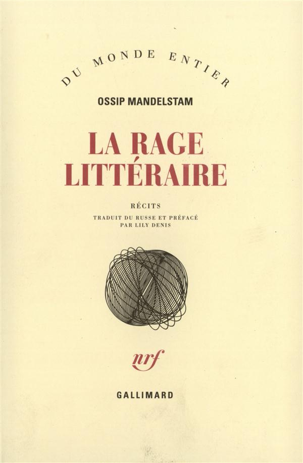 RAGE LITTERAIRE
