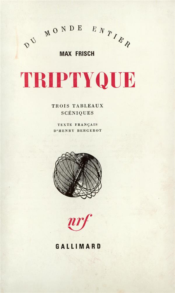 Triptyque. Trois tableaux scéniques
