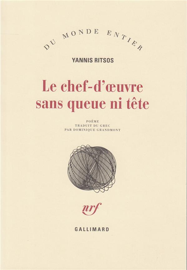 LE CHEF-D'OEUVRE SANS QUEUE NI TETE