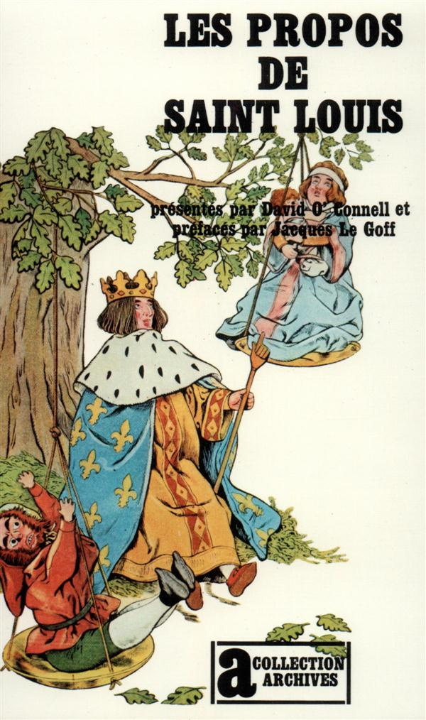 Les Propos de saint Louis