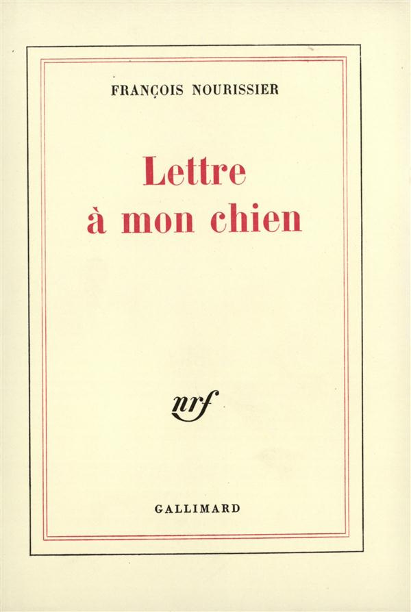 Lettre à mon chien
