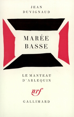 Marée basse. [Paris, Théâtre des Noctambules, 18 janvier 1956