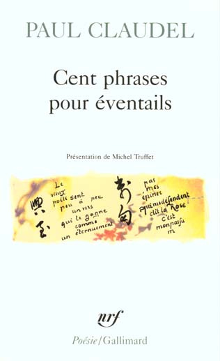 Cent phrases pour éventail