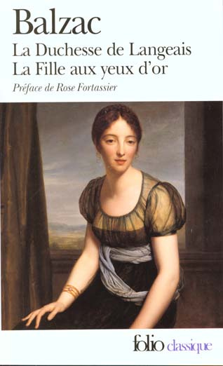 La Duchesse de Langeais, La Fille aux yeux d'or