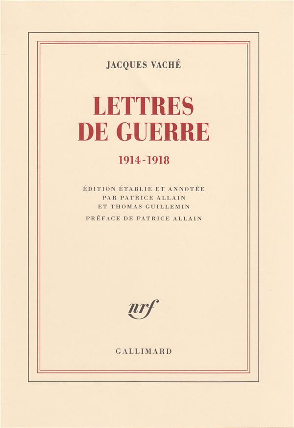 Lettres de guerre. 1914-1918