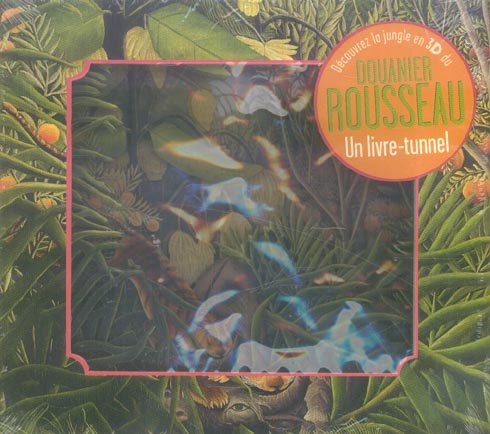 Découvrez la jungle en 3D du Douanier Rousseau. Un livre-tunnel