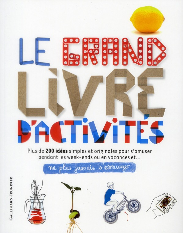 Le grand livre d'activités. Ne plus jamais s'ennuyer
