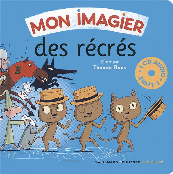Mon imagier des récrés. Avec 1 CD audio