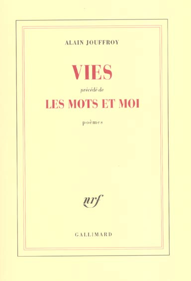 Vies précédé de Les mots et moi