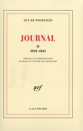 Journal. Tome 2, 1919-1941