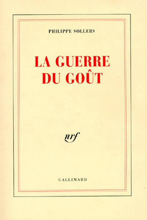 La guerre du goût