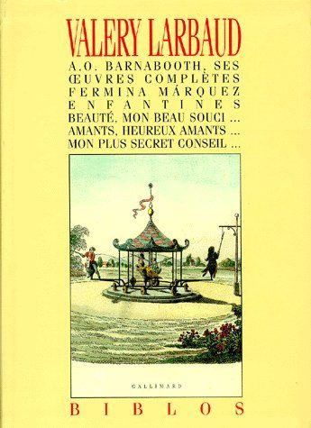 AO BARNABOOTH. Ses oeuvres complètes...