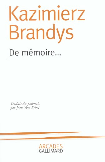De mémoire...