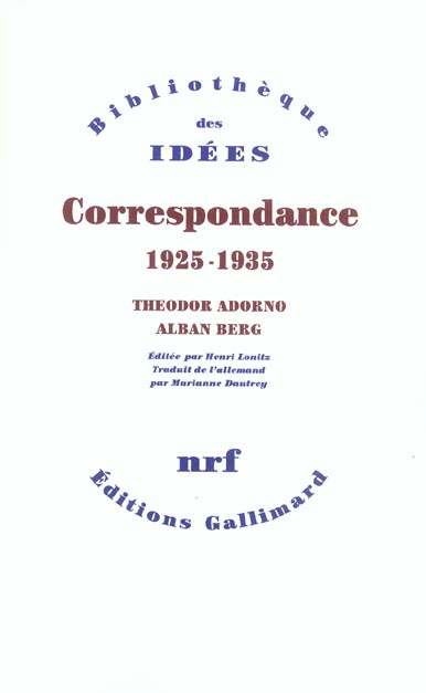 Correspondance 1925-1935