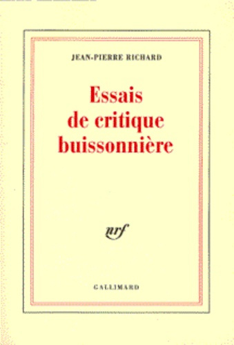 Essais de critique buissonnière