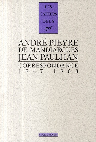Correspondance 1947-1968