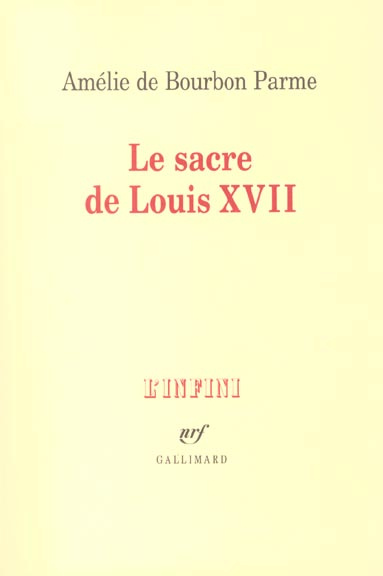Le sacre de Louis XVII