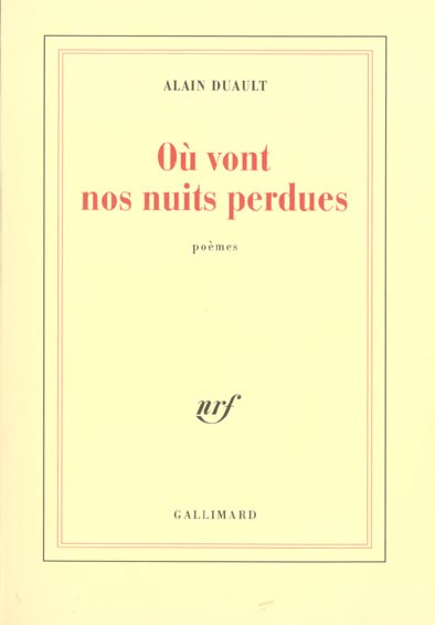 Où vont nos nuits perdues
